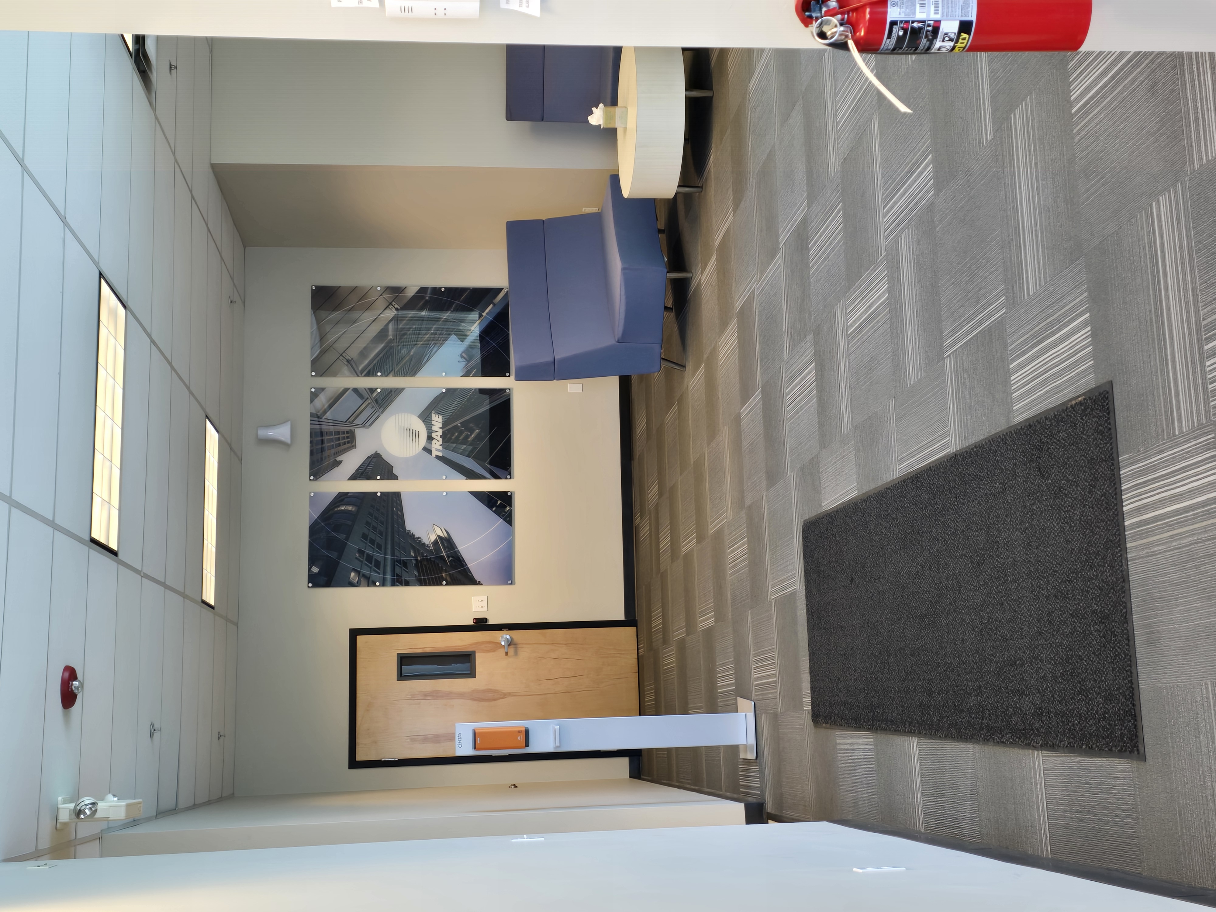 Interior wall mural installation