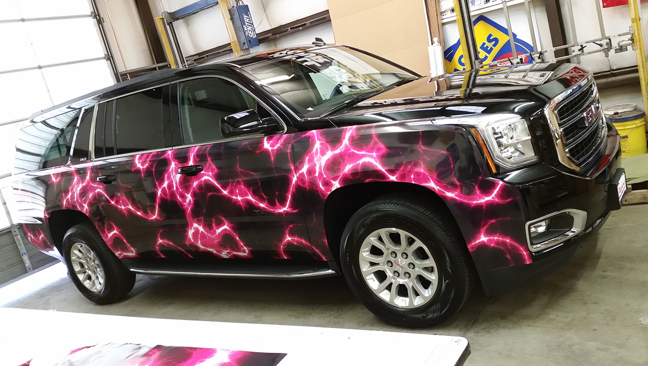 Vehicle wrap design